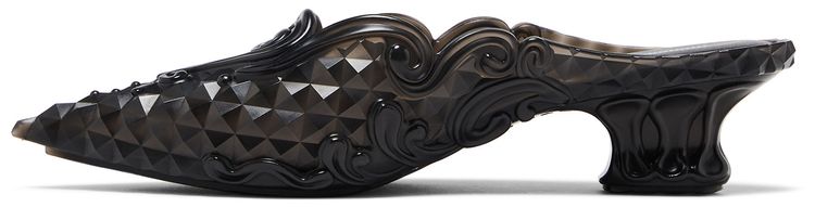 YProject x Melissa Wmns Court Shoe Heel Clear Black