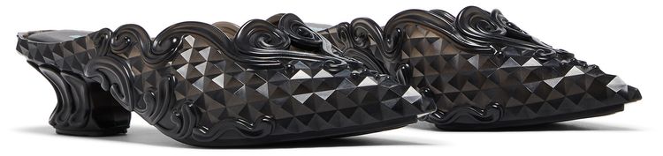 YProject x Melissa Wmns Court Shoe Heel Clear Black