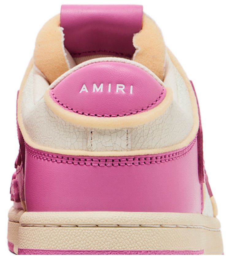 Amiri Wmns Skel Top Low Collegiate   Fuchsia Pink