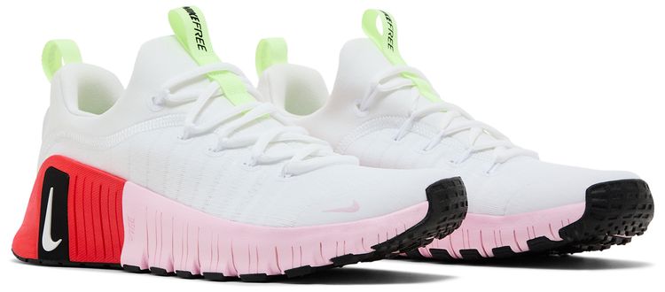Nike Wmns Free Metcon 6 White Bright Crimson Pink Foam