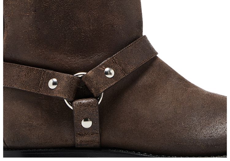 Loewe Campo Biker Boot Dark Brown