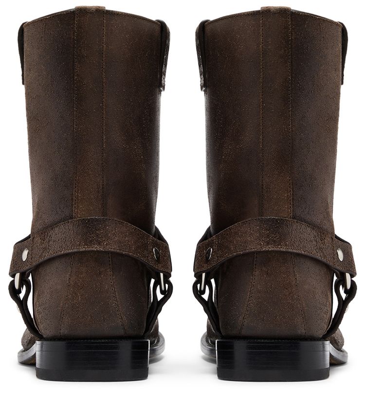 Loewe Campo Biker Boot Dark Brown