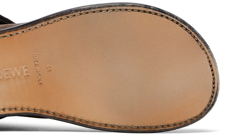 Loewe Campo Biker Boot Dark Brown