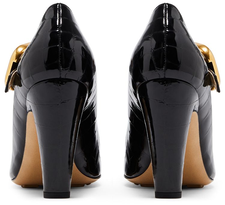 Bottega Veneta Wmns Mostra Mary Jane Heels Black