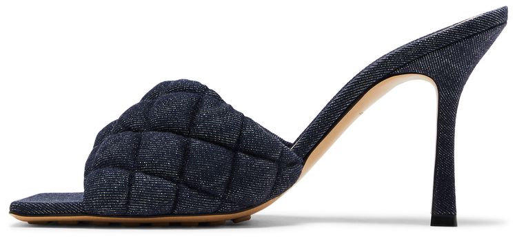 Bottega Veneta Wmns Padded Mule Indigo Denim