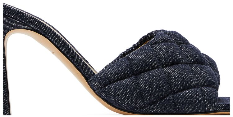 Bottega Veneta Wmns Padded Mule Indigo Denim