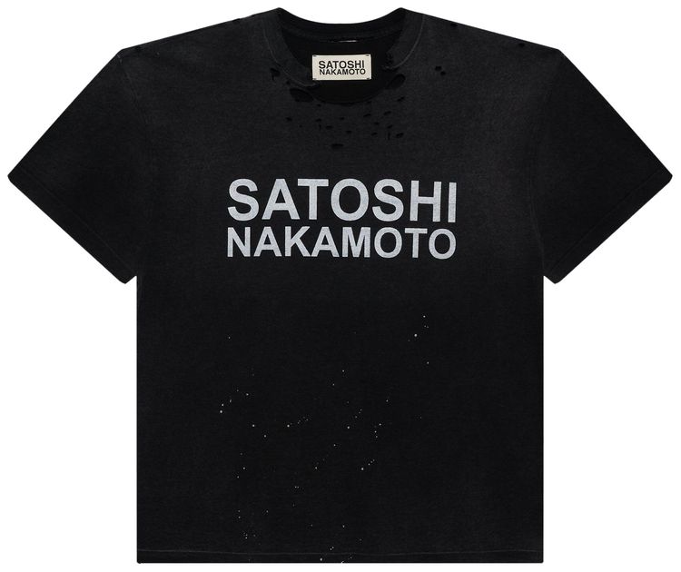 Satoshi Nakamoto Destroyed Luke Tee Black
