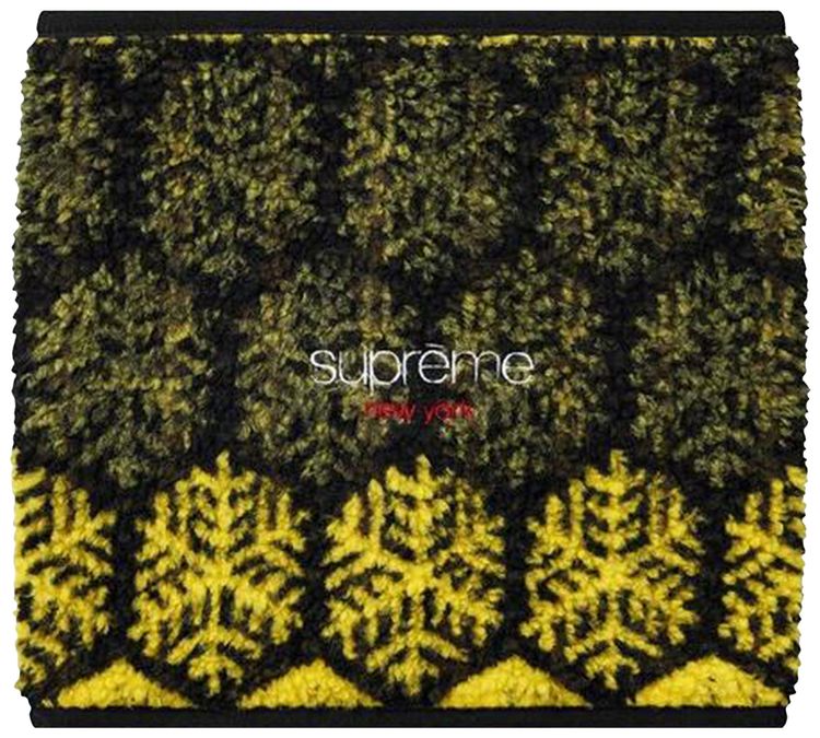 Supreme Snowflake Neck Gaiter Yellow