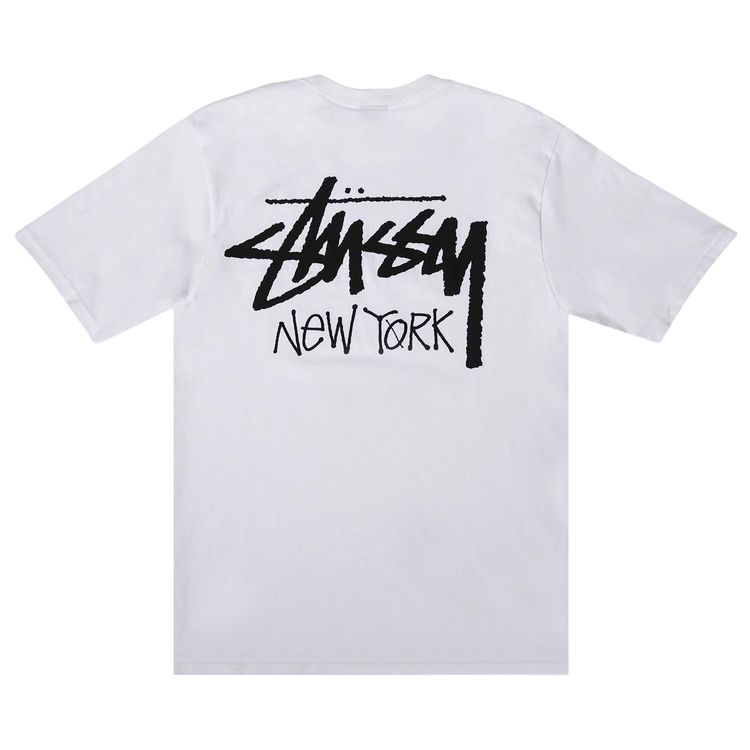 Stussy Stock New York Tee White