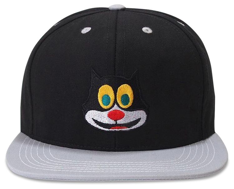 Supreme 2 Tone Mad Cat 6 Panel Black