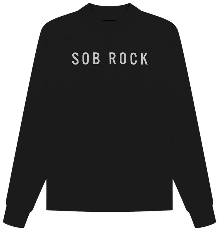 Fear of God x John Mayer Sob Rock Souvenir LS T Shirt Black