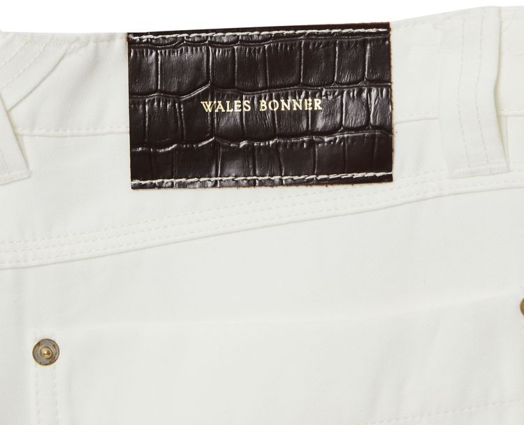 Wales Bonner Kingston Shorts Light Chalk
