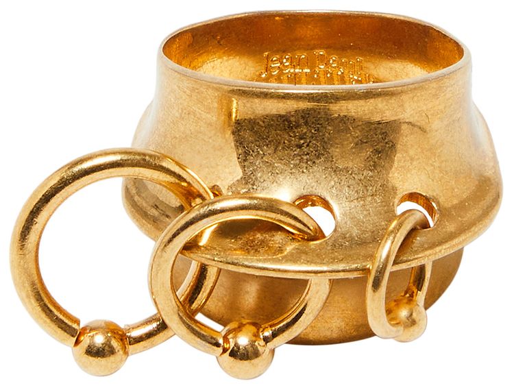 Jean Paul Gaultier Multiple Loops Ring Gold