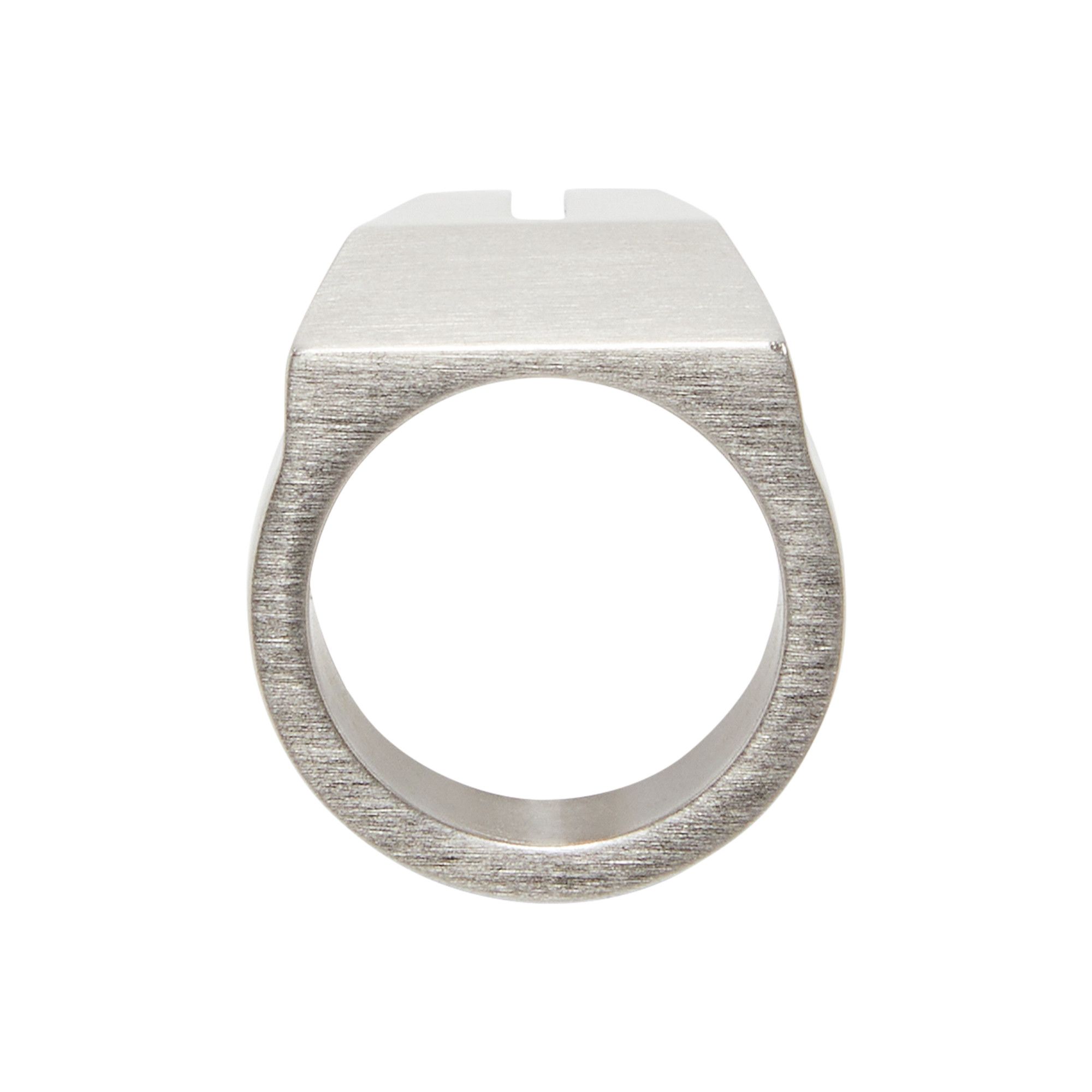 Buy Rick Owens Porterville Open Trunk Ring 'Silver' - RJ0000022MMT