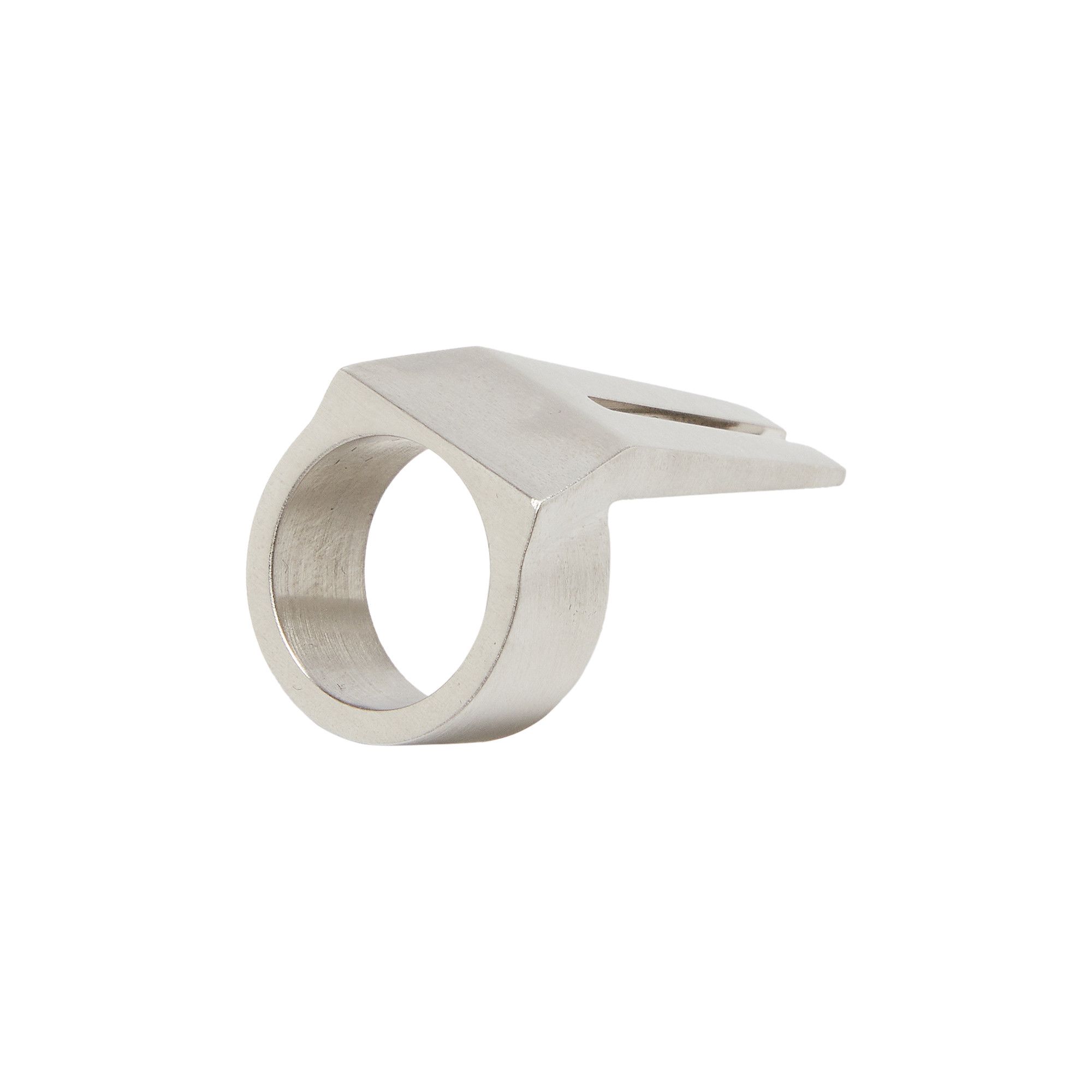 Buy Rick Owens Porterville Open Trunk Ring 'Silver' - RJ0000022MMT