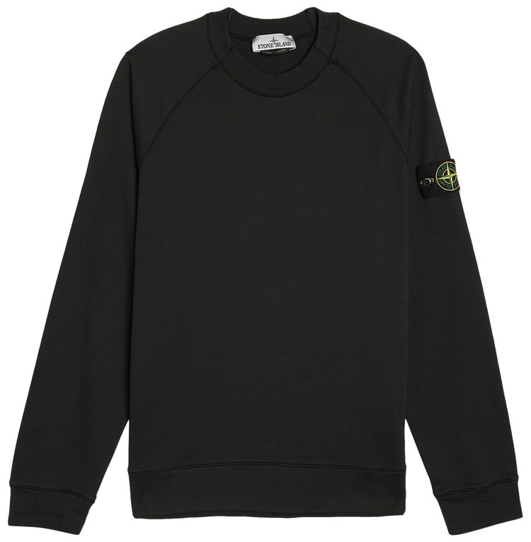 Stone Island Garment Dyed Sweatshirt Black