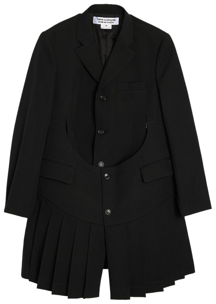 Comme des Garcons Wool Gabardine Medium Jacket II Black