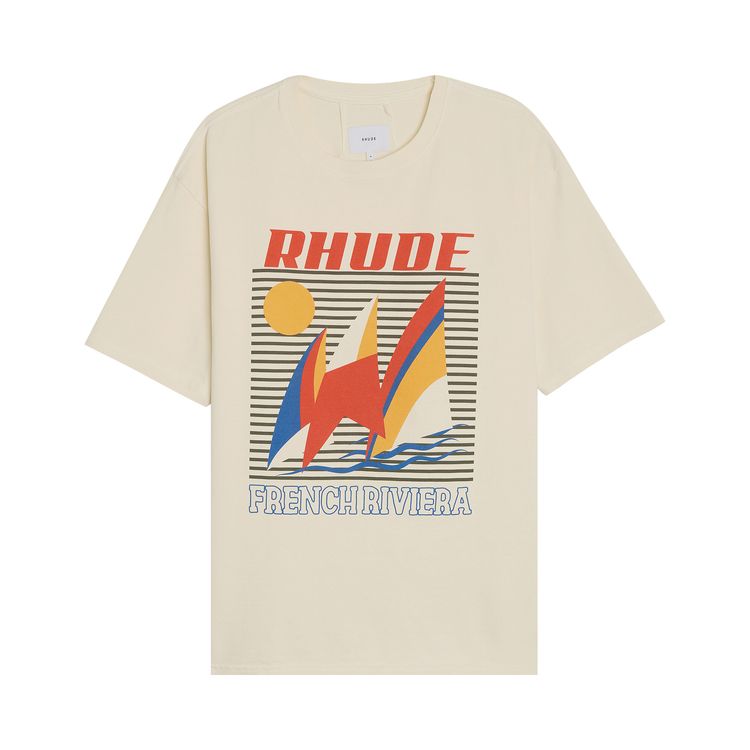 Rhude Poster Tee Vintage White