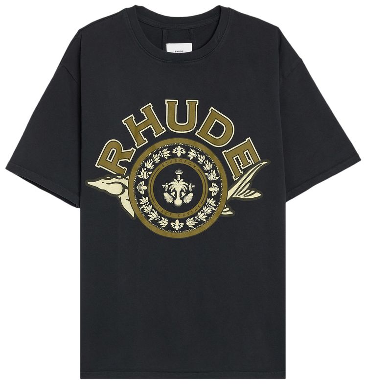 Rhude Black Caviar Tee Vintage Black