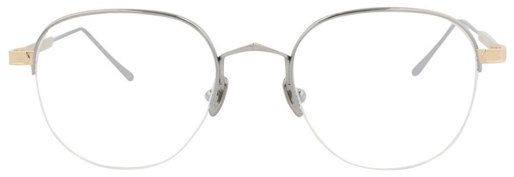 Cartier Round Optical Glasses Ruthenium GoldTransparent