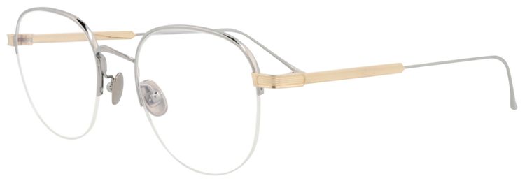 Cartier Round Optical Glasses Ruthenium GoldTransparent