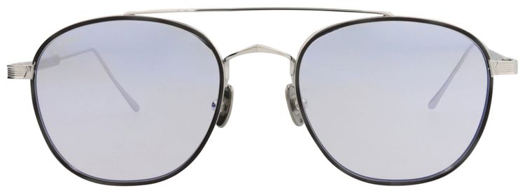 Cartier Aviator Sunglasses SilverLight Blue