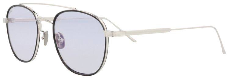 Cartier Aviator Sunglasses SilverLight Blue