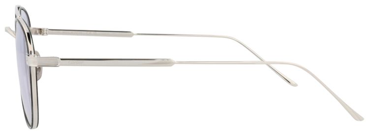 Cartier Aviator Sunglasses SilverLight Blue