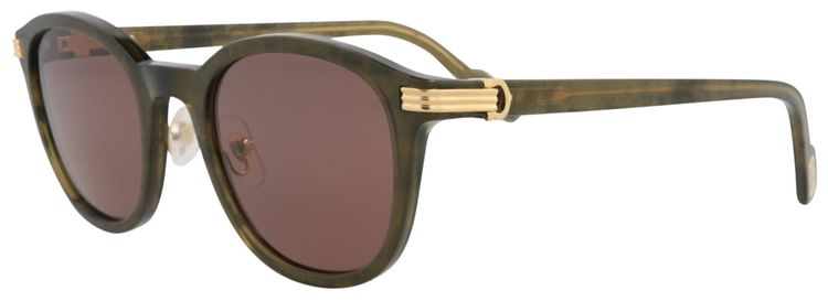 Cartier Round Sunglasses HavanaRed