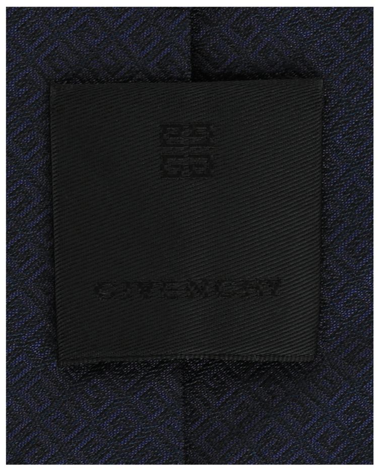 Givenchy All Over 4G Jacquard Tie Navy