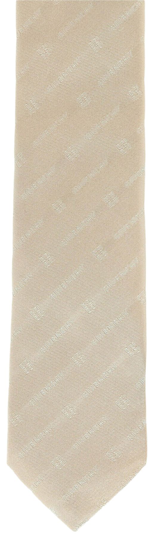 Givenchy Logo Tie Beige