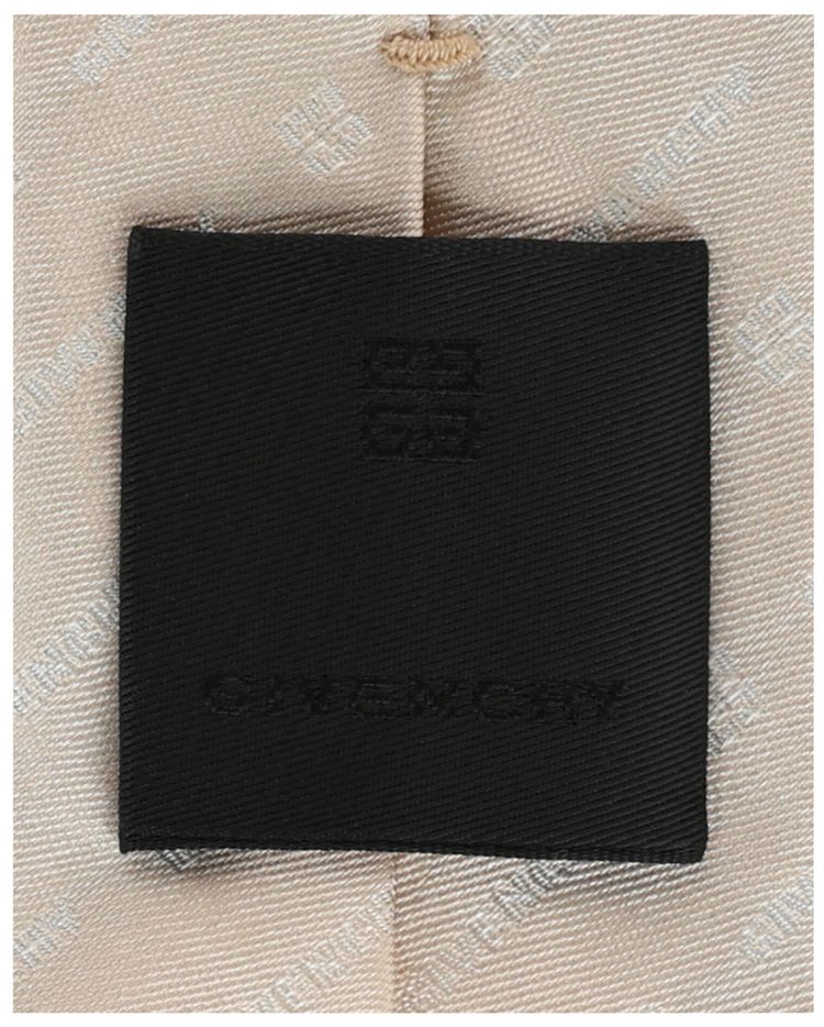 Givenchy Logo Tie Beige