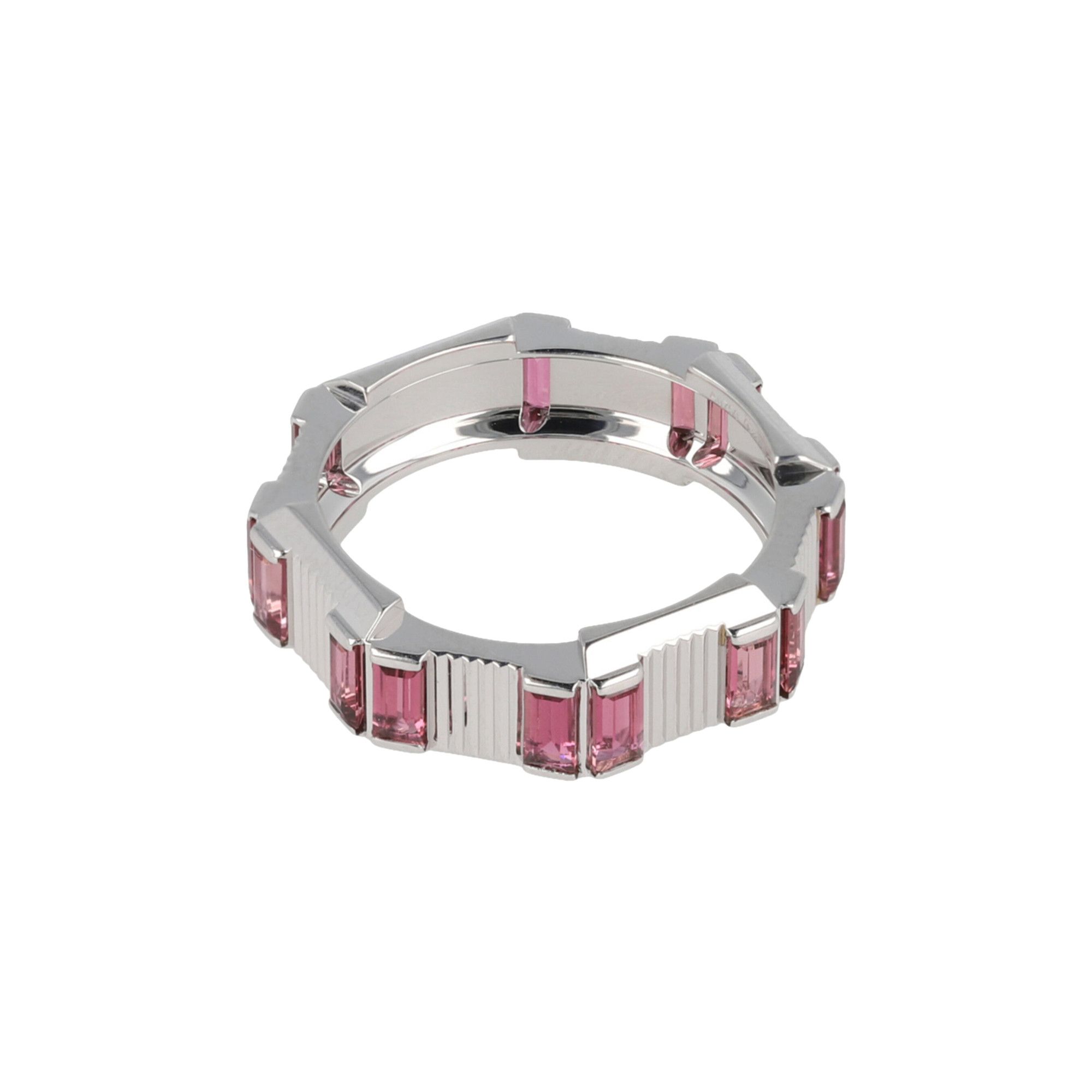 アクセサリー reeeen.s2 Buy Gucci Link to Love Rubellite Ring 'Silver' - 702414