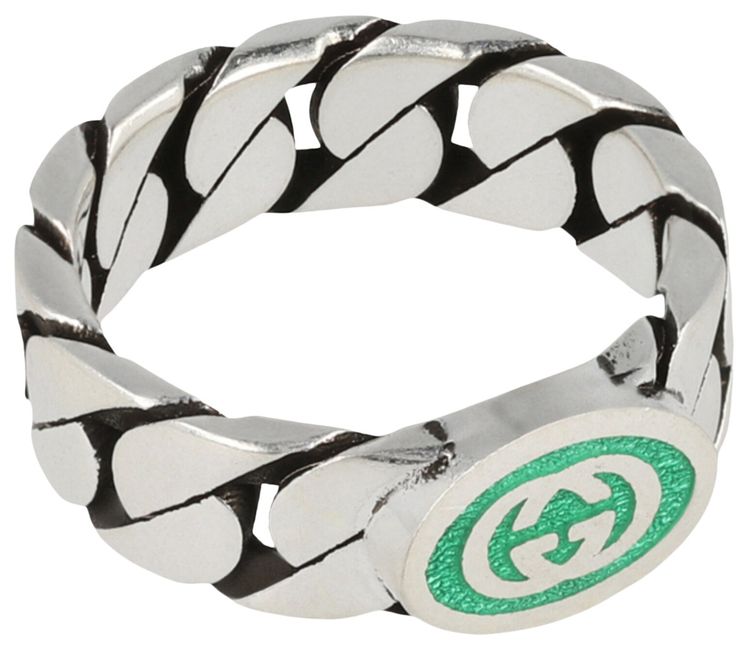 Gucci Interlocking G Ring Silver