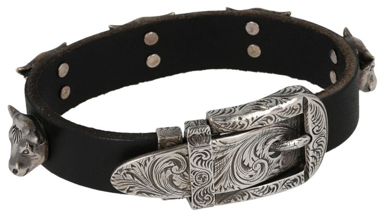 Gucci Anger Forest Bull Head Bracelet Silver