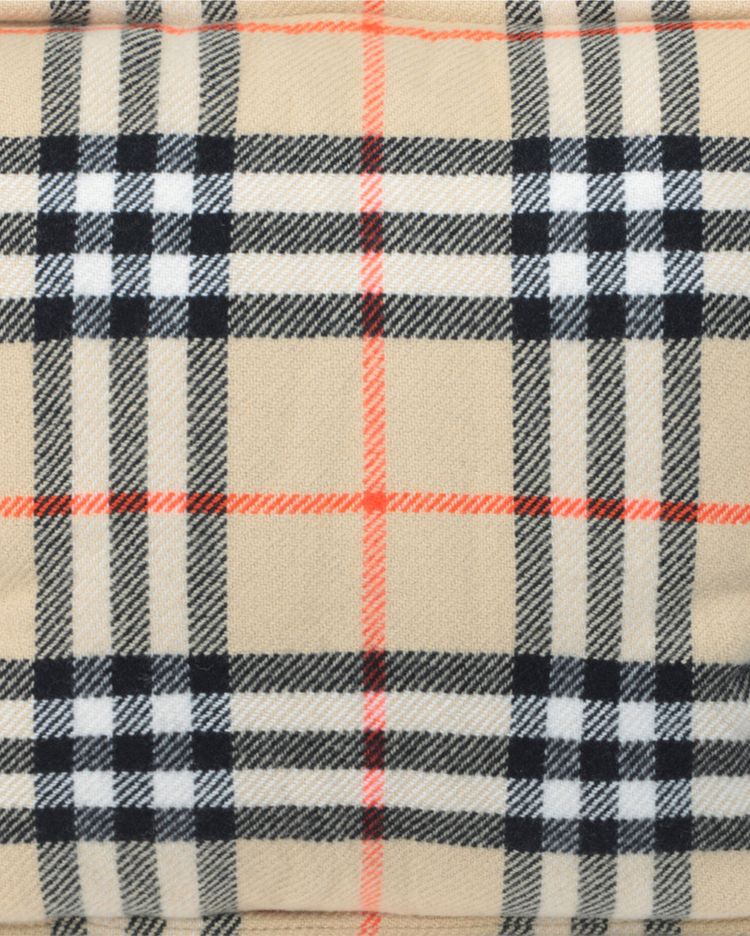 Burberry Large Vintage Check Throw Pillow Sand
