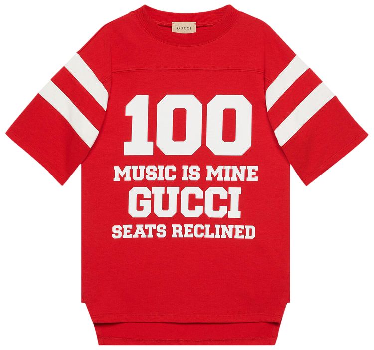 Gucci Kids Graphic Printed T Shirt Red