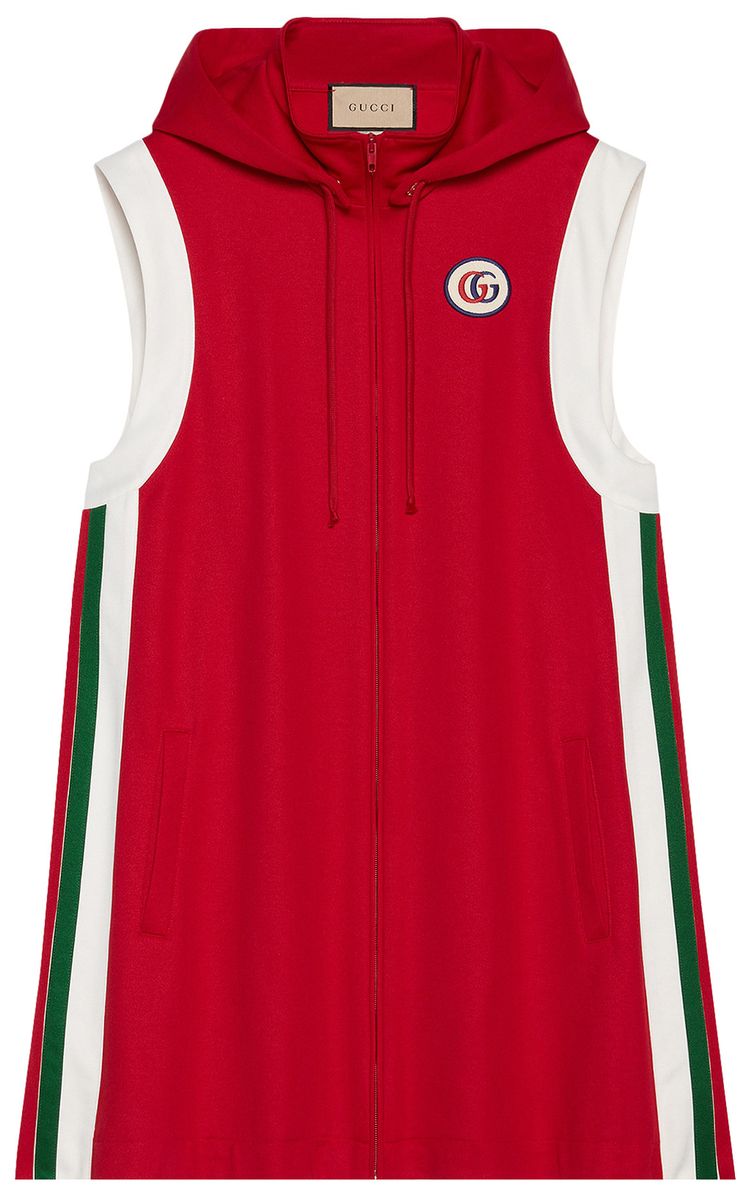 Gucci Technical Jersey Dress Red
