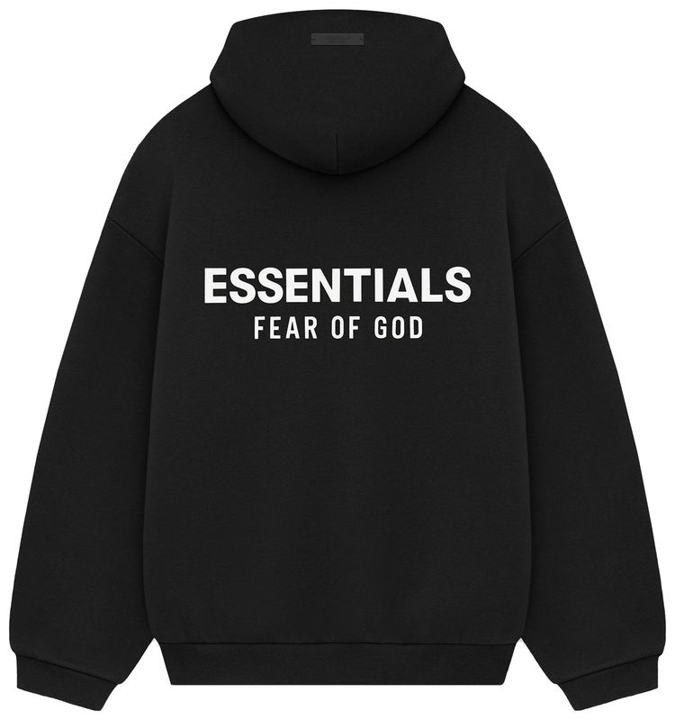 Fear of God Essentials Fleece Hoodie Black