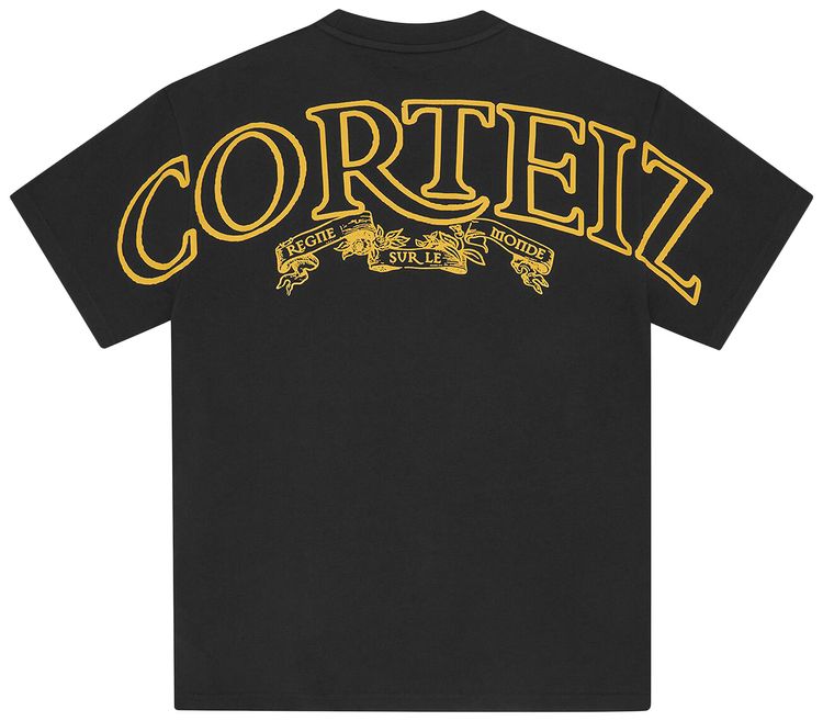 Corteiz Royale Heavyweight Tee BlackYellow