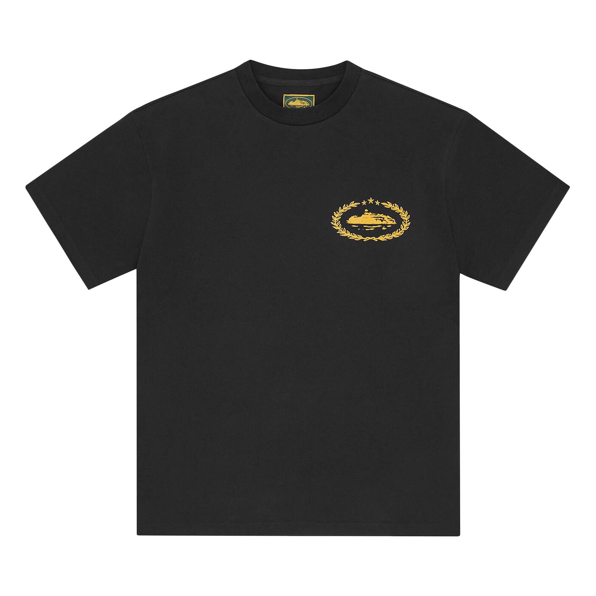 Buy Corteiz Royale Heavyweight Tee 'Black/Yellow' - CRTZ0303