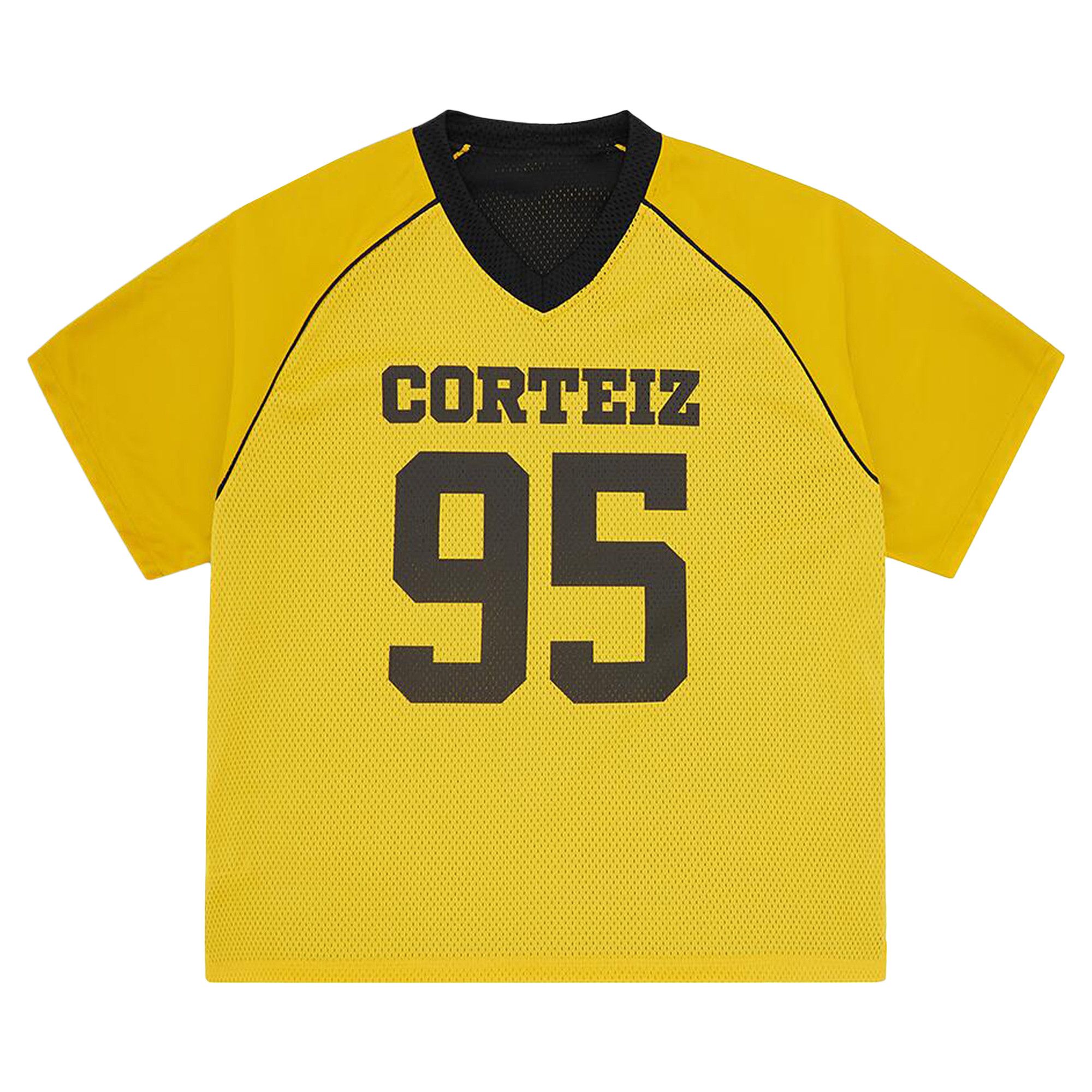Buy Corteiz 95 Reversible Mesh Jersey 'Black/Yellow