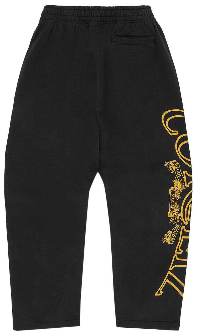 Corteiz Superior Royale Open Hem Pant BlackYellow