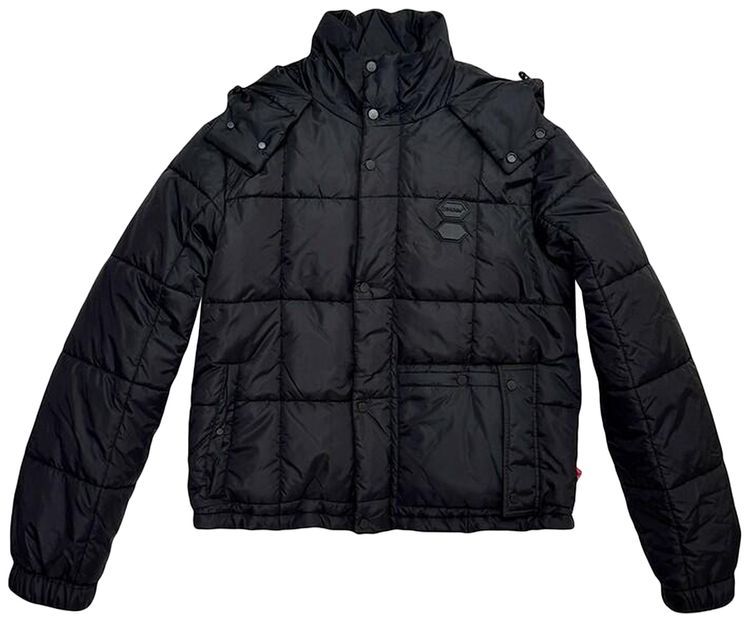 Off White Puffer Jacket Black
