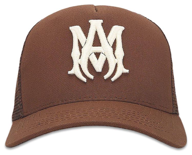 Amiri Full Canvas MA Hat Brown