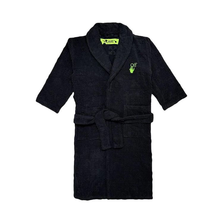 Goat Robe Buy Off-White x ICA Bath Robe 'Black/Green' - OHZB020G21FAB0011070 | GOAT