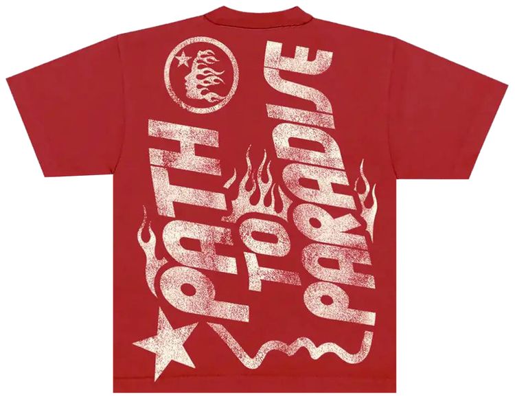 Hellstar Jesus T Shirt Red