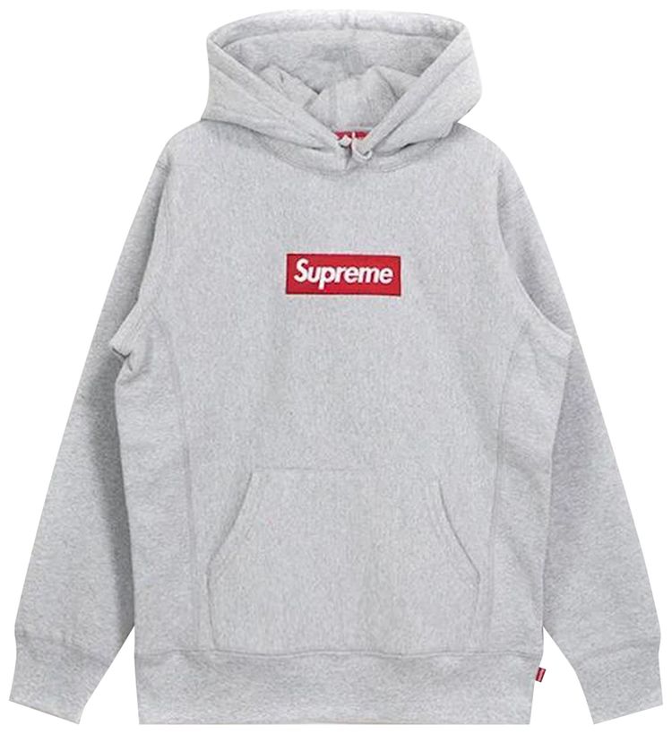 Supreme Box Logo Pullover Heather Grey