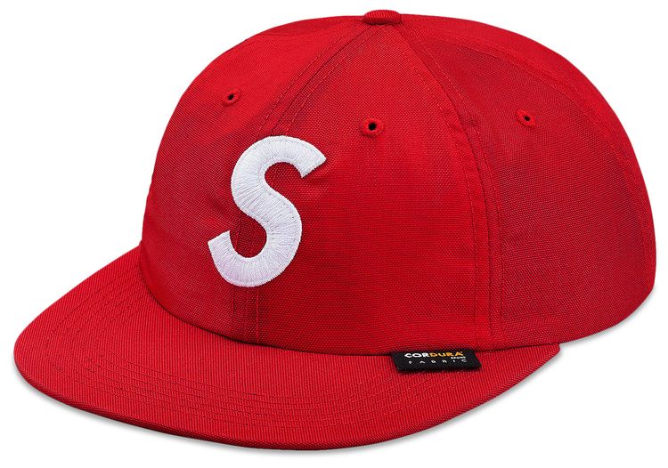 Supreme Cordura S Logo 6 Panel Cap Red