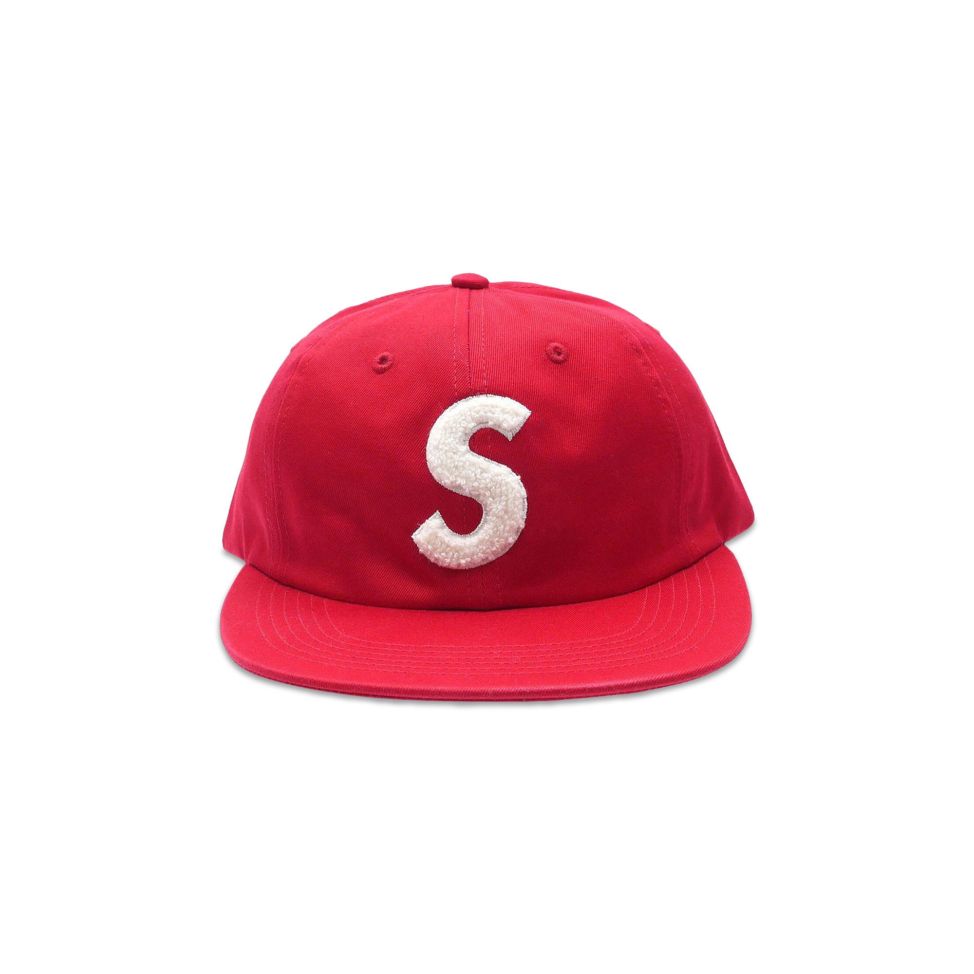 Buy Supreme Chenille S-Logo 6 Panel 'Red' - FW16H11 RED | GOAT